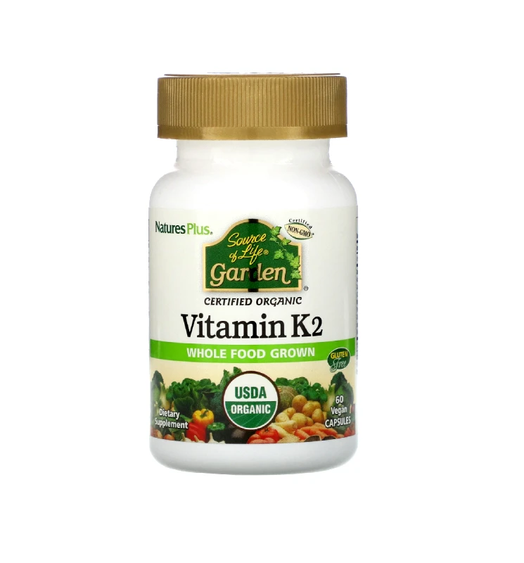 Natures Plus Natures Plus Garden Vitamin K2 120 mcg, 60 Φυτικές Κάψουλες