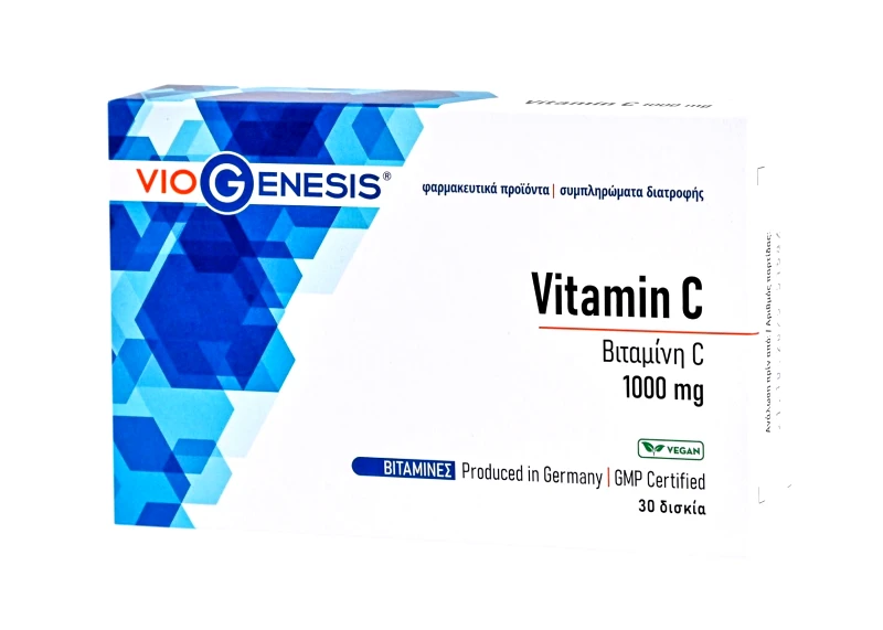 Viogenesis Viogenesis Βιταμίνη C 1000mg 30 Ταμπλέτες