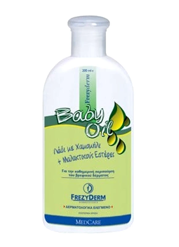 Frezyderm Frezyderm Baby Oil Λάδι Με Χαμομήλι + Μαλακτικούς Εστέρες 200ml