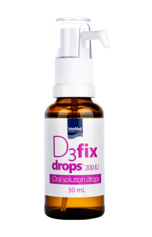 Intermed Intermed D3 Fix Drops Πόσιμο Διάλυμα Σε Σταγόνες 30ml