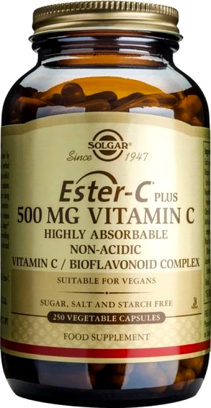 Solgar Solgar Bιταμίνη Ester-C 500mg 250 Φυτικές Κάψουλες