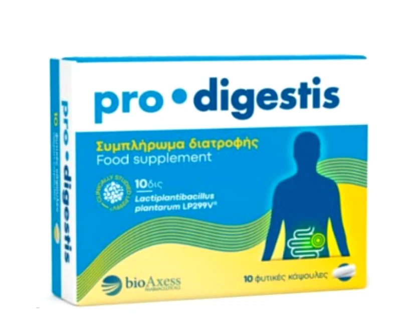 BioAxess BioAxess Probi Digestis Προβιοτικά 10 Φυτικές Κάψουλες