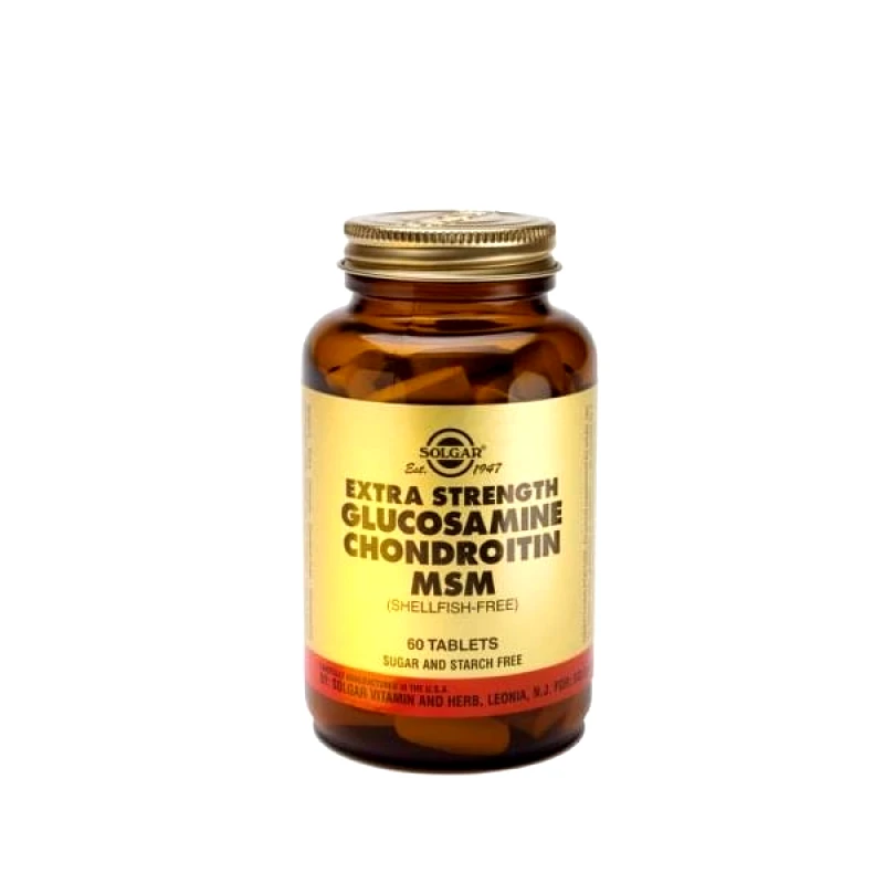Solgar Solgar Extra Strength Glucosamine Chondroitin MSM 60 Ταμπλέτες
