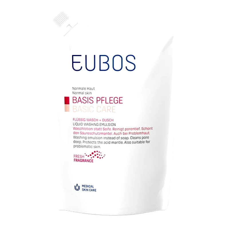 Eubos Eubos Red Liquid Washing Emulsion Υγρό Καθαρισμού Προσώπου & Σώματος για Κανονικό Δέρμα Refill, 400ml
