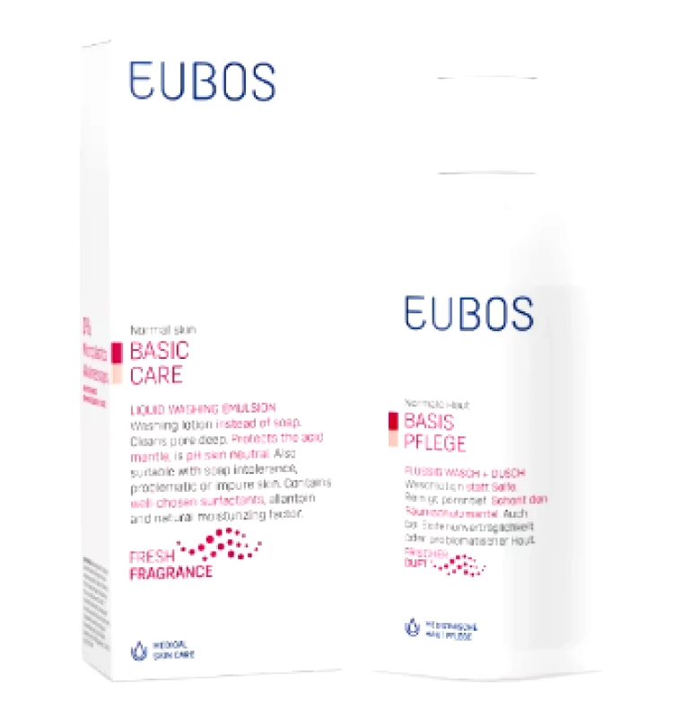 Eubos Eubos Red Liquid Washing Emulsion Υγρό Καθαρισμού Προσώπου & Σώματος για Κανονικό Δέρμα, 200ml