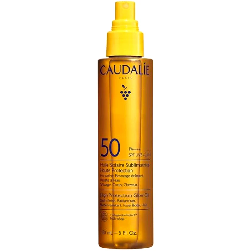 Caudalie Caudalie High Protection Glow Oil SPF50 για Πρόσωπο, Σώμα & Μαλλιά, 150ml