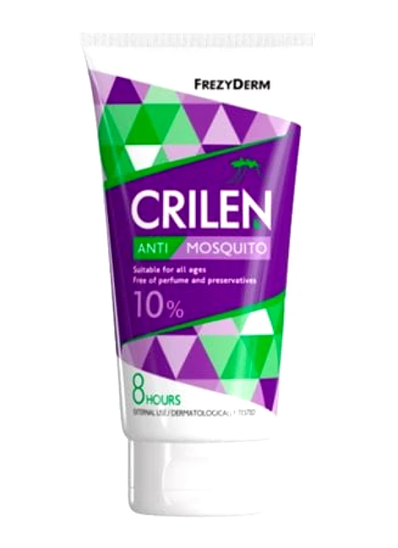 Frezyderm Frezyderm Crilen Anti-Mosquito Ενυδατικό Εντομοαπωθητικό Γαλάκτωμα με 10% IR3535 150ml