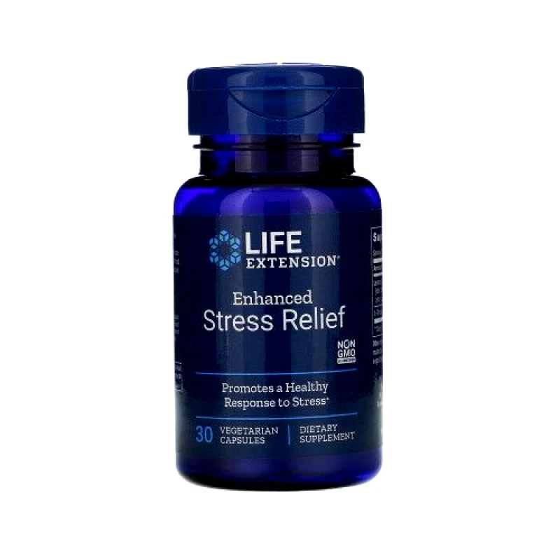 Life Extension Life Extrension Enhanced Stress Relief - Συμπλήρωμα Διατροφής για την Μείωση του Άγχους και της Αϋπνίας 30 Κάψουλες