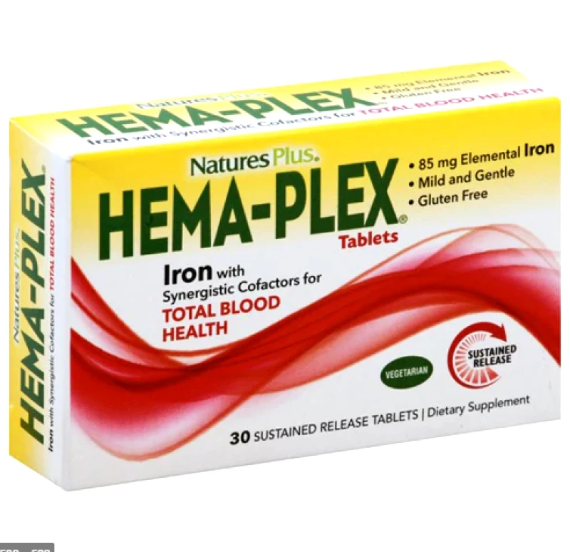 Natures Plus Natures Plus Hema-Plex 30 Ταμπλέτα
