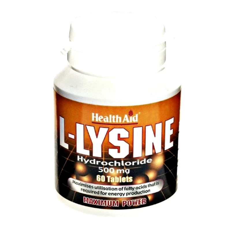 Health Aid Health Aid L-Lysine 500mg, 60 Ταμπλέτες