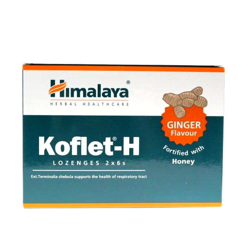 Himalaya Himalaya Koflet Παστίλιες με Γεύση Ginger 12τμχ
