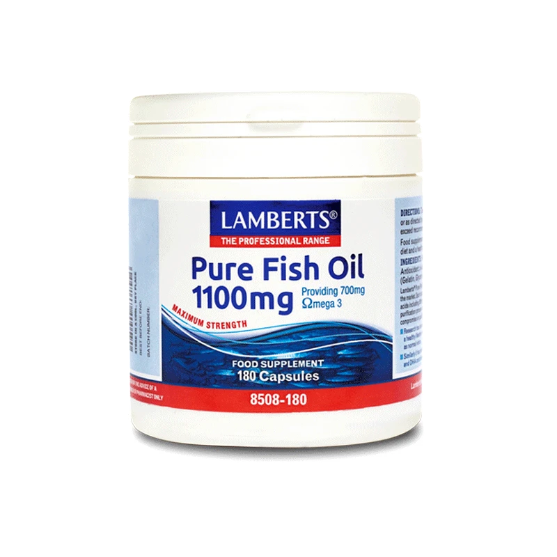 Lamberts Lamberts Pure Fish Oil 1100mg 180 Κάψουλες