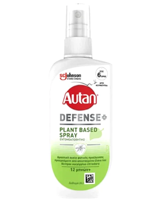 Autan Autan Defense Plant-Based Spray Εντομοαπωθητικό Σπρέι, 100ml
