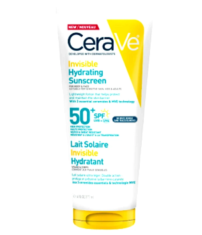 CeraVe CeraVe Invisible Hydrating SPF50+ Αντηλιακό Προσώπου & Σώματος, 177ml