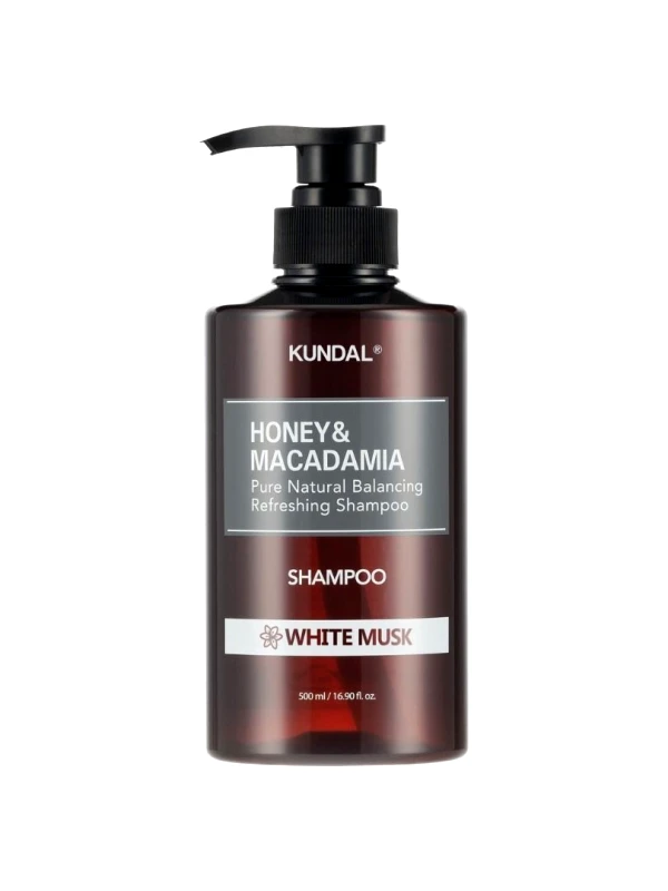 Kundal Kundal Honey & Macadamia Pure Natural Balancing Refreshing Shampoo με Άρωμα White Musk, 500ml