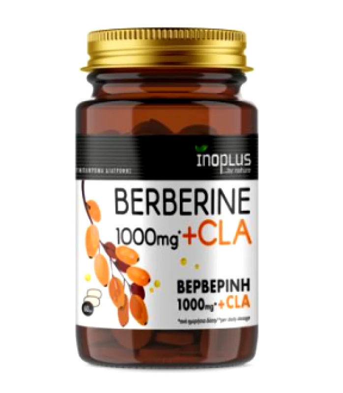 Inoplus Inoplus Berberine 1000mg + CLA, 60 Κάψουλες