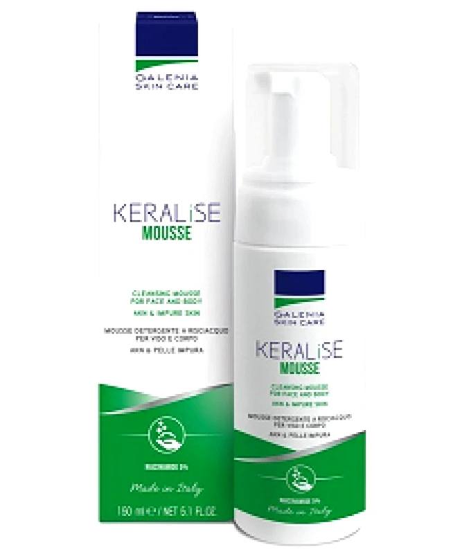 Galenia Skin Care Galenia Skin Care Keralise Mousse Αφρός Καθαρισμού Προσώπου & Σώματος για Δέρμα με Τάση Ακμής, 150ml