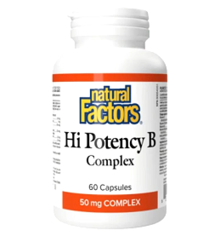 Natural Factors Natural Factors Hi Potency B Complex 50mg, 60 Κάψουλες