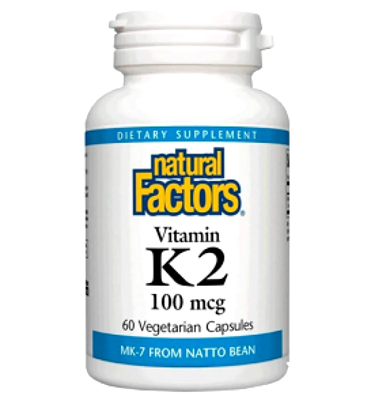 Natural Factors Natural Factors Vitamin K2 100μg, 90 Κάψουλες