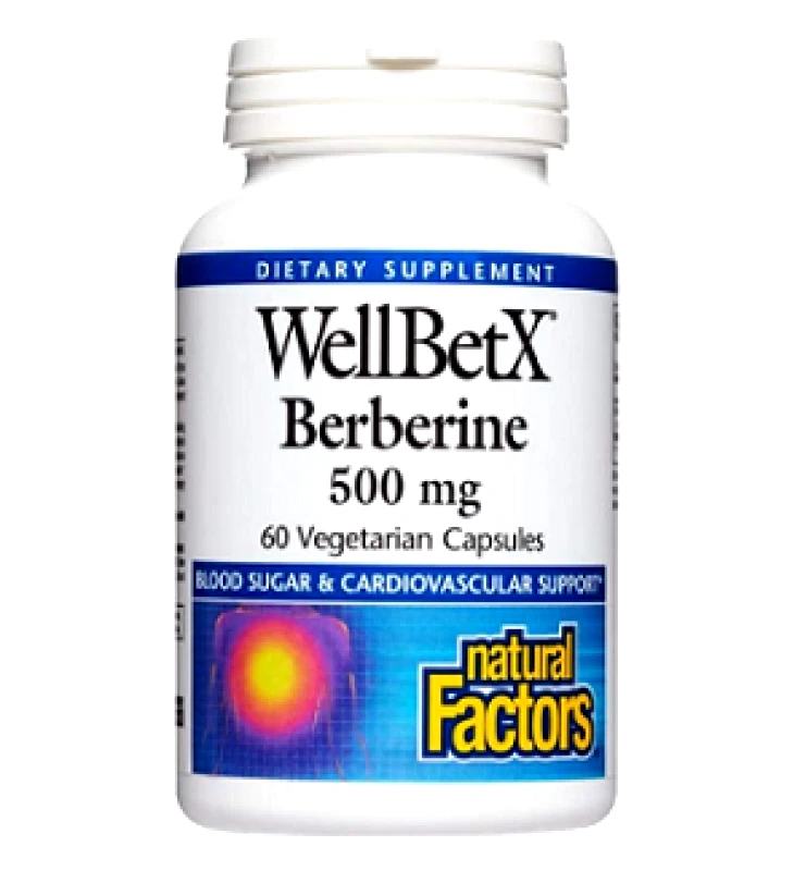 Natural Factors Natural Factors WellBetX Berberine 500mg, 60 Κάψουλες
