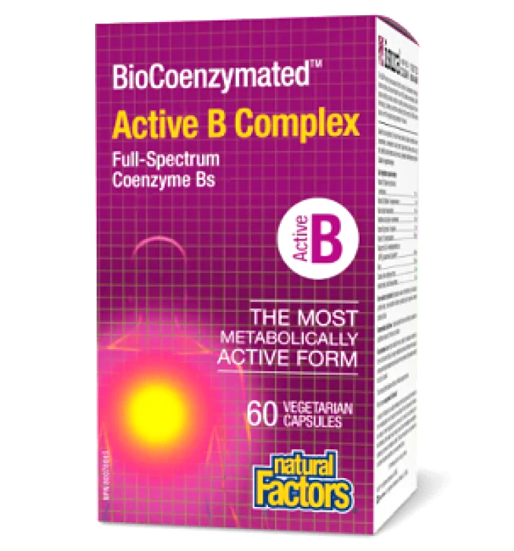 Natural Factors Natural Factors BioCoenzymated Active B Complex, 60 Κάψουλες