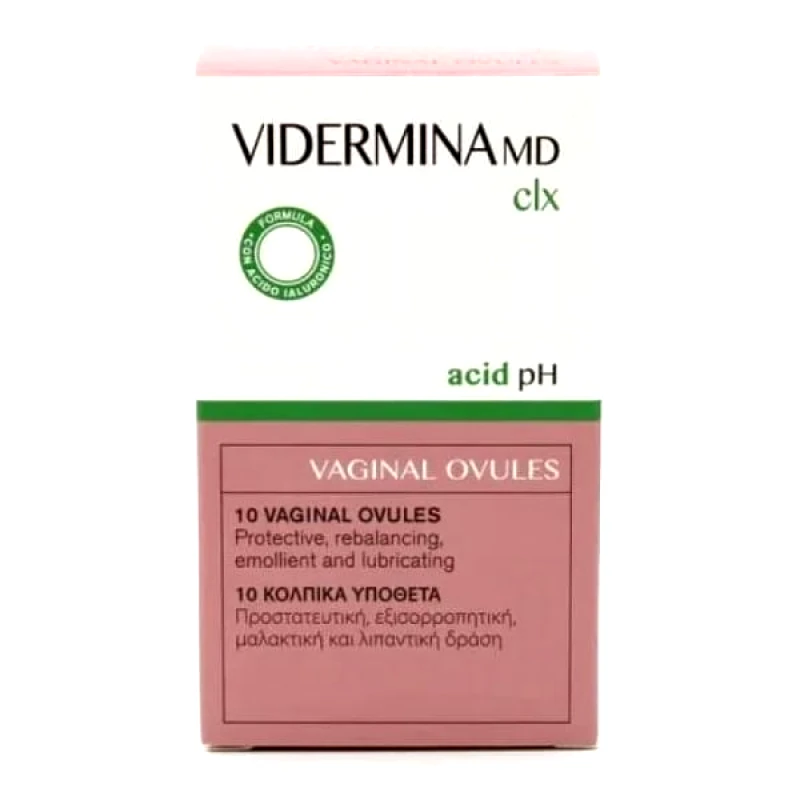 Epsilon Health Vidermina Md Clx Acid Ph 10 κολπικά υπόθετα