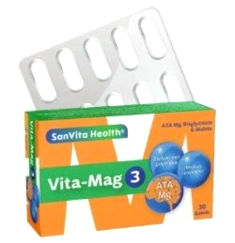 SanVita Health SanVita Health Vita-Mag 3, 30 Δισκία
