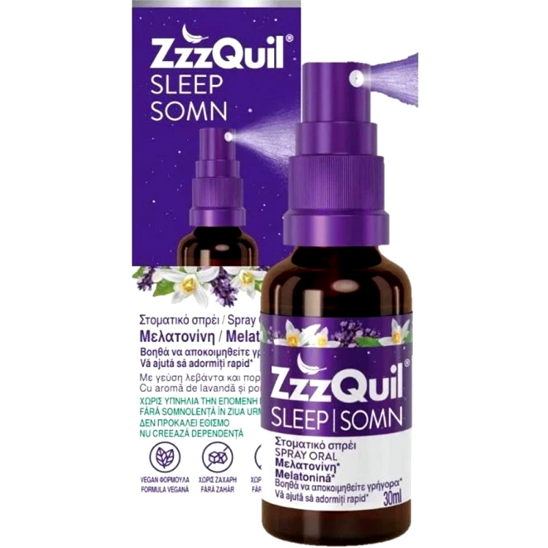 ZzzQuil ZzzQuil Sleep Somn Στοματικό Σπρέι Μελατονίνης, 30ml