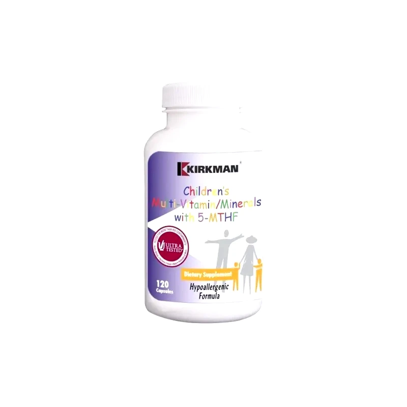 Kirkman Childrens multivitamin with 5-MTHF -120caps