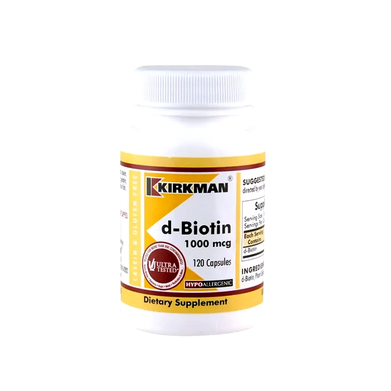 Kirkman D-biotin 1000mcg -120 caps