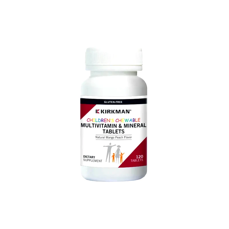 Kirkman Children's Chewable Multi-Vitamin/Mineral Wafers with 5-MTHF -120tablets