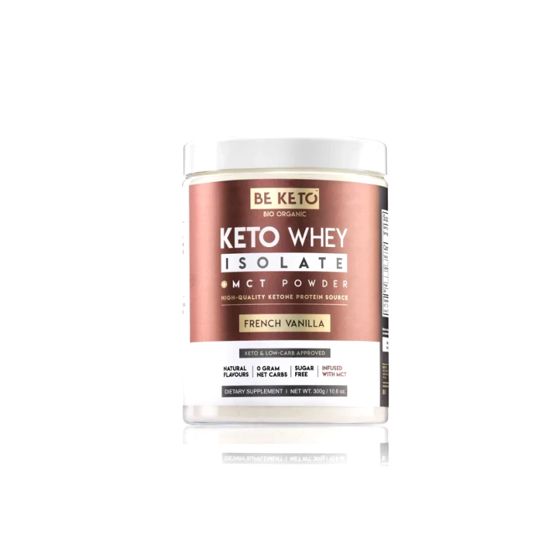 BEKETO Keto Whey Isolate + MCT – French Vanilla
