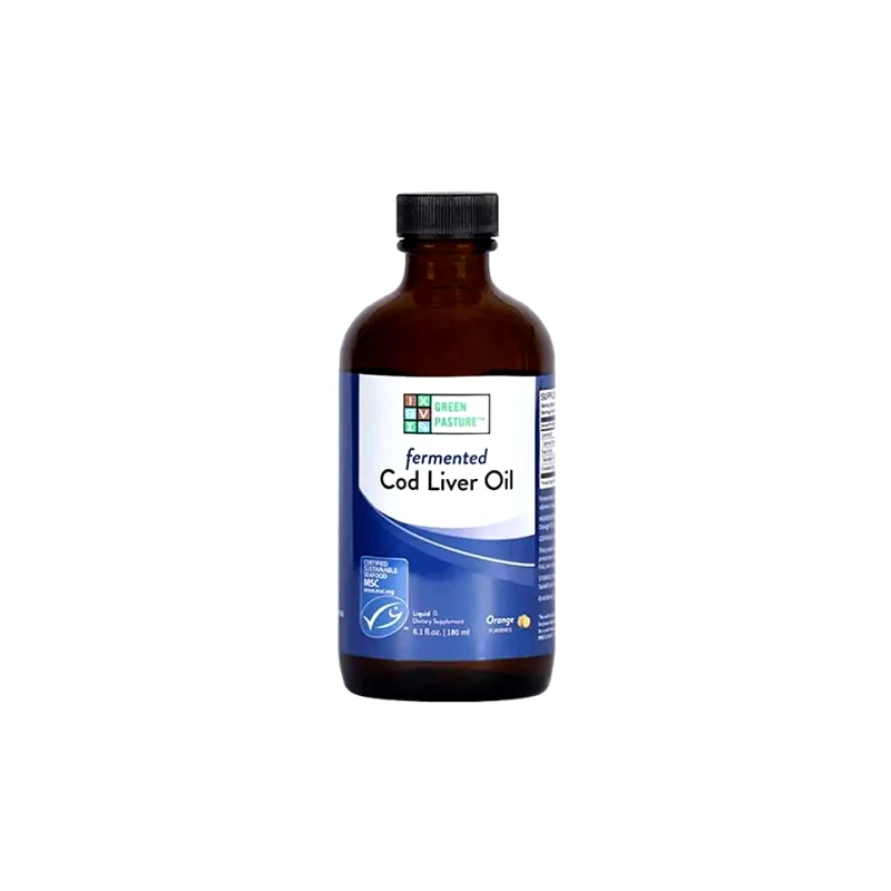 Green Pasture Fermented Cod Liver Oil Orange -180ml