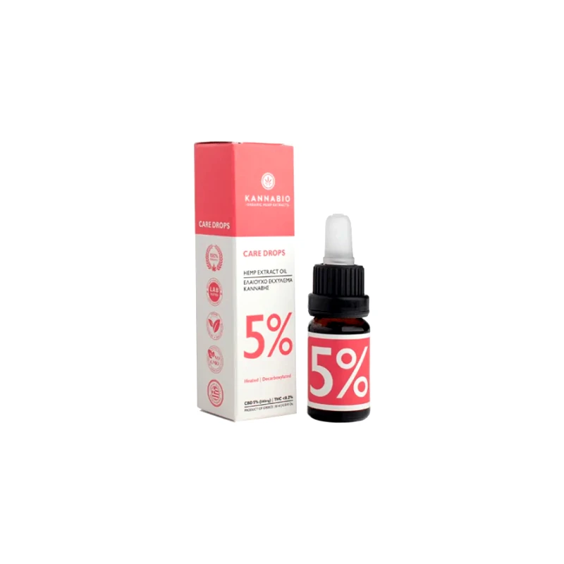 KANNABIO Care Drops 5% CBD oil -10ml
