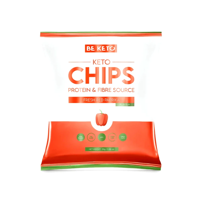 BEKETO Keto Chips – Fresh Red Paprika -30g