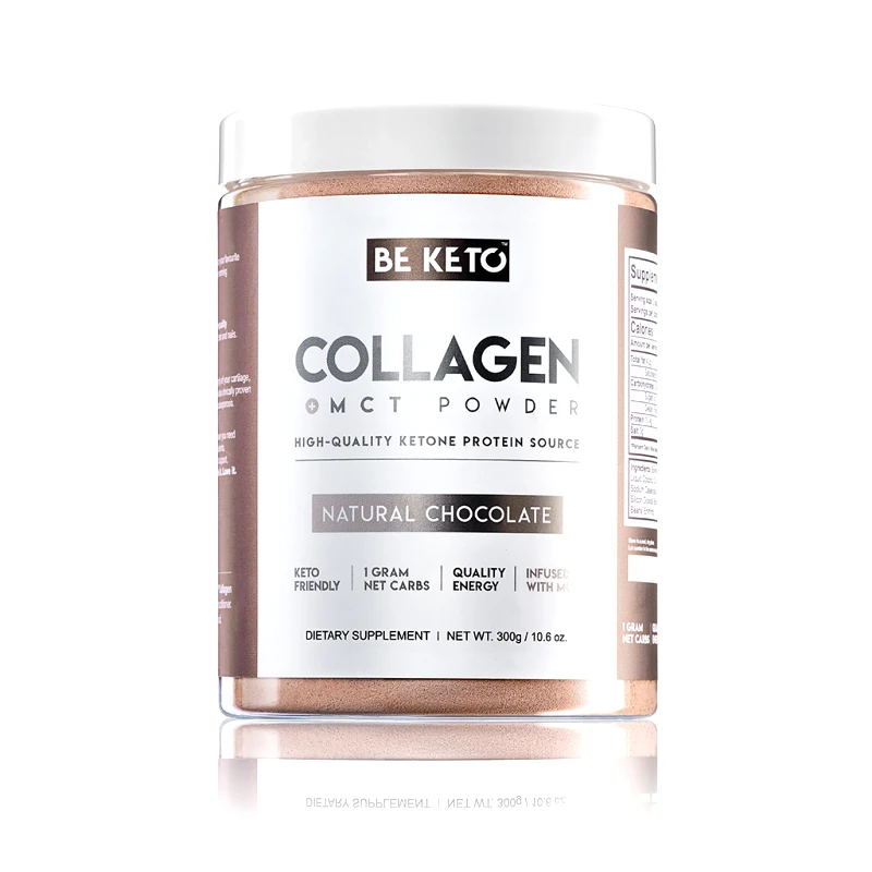 Κέτο Υδρολυμμένο Κολλαγόνο Σοκολάτα MCT Beketo (300g)|Keto Hydrolyzed Collagen Chocolate MCT