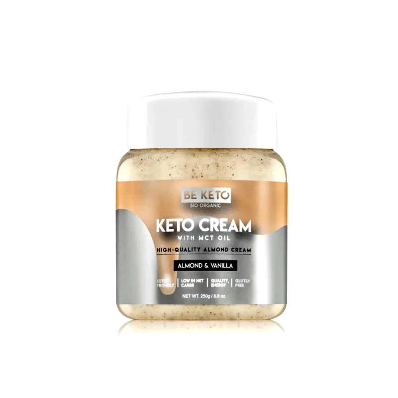BEKETO KETO Cream Almond & Vanilla+MCT -250g