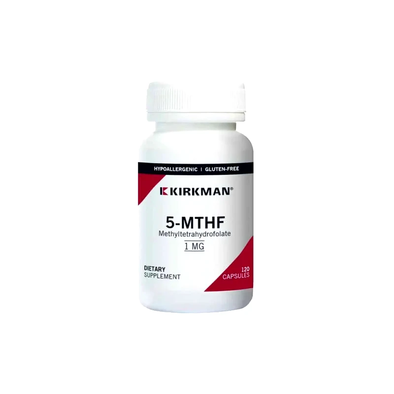 Kirkman 5-MTHF (Methyltetrahydrofolate) 1mg -120caps