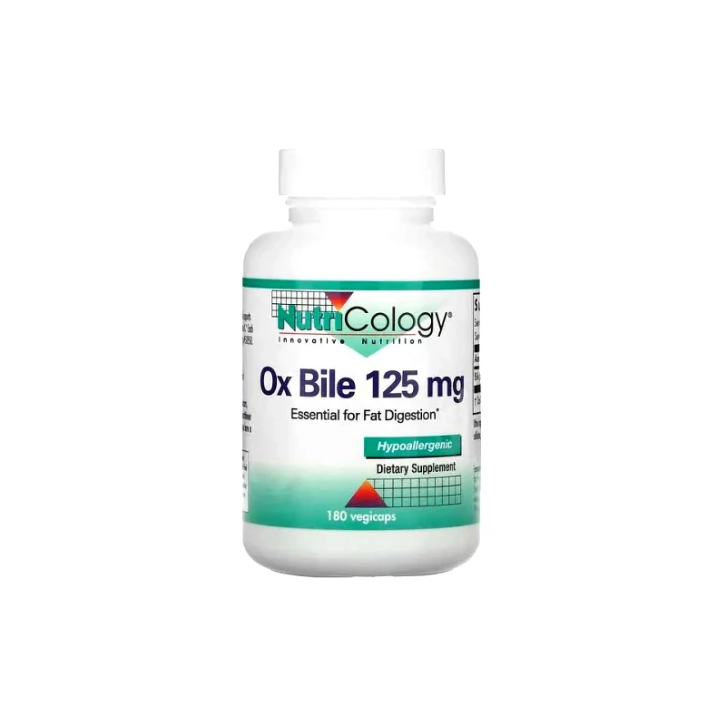 Nutricology Ox Bile 125mg -180caps