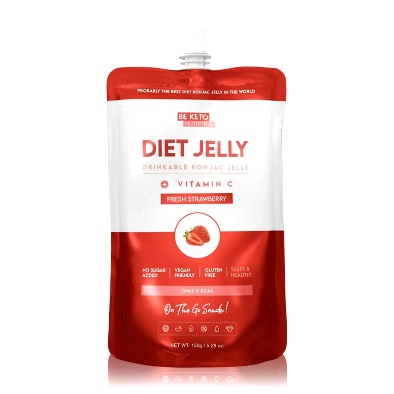 Ζελέ γλυκομαννάνης Φρέσκια Φράουλα Beketo (150g)|Diet Jelly Konjac Fresh Strawberry