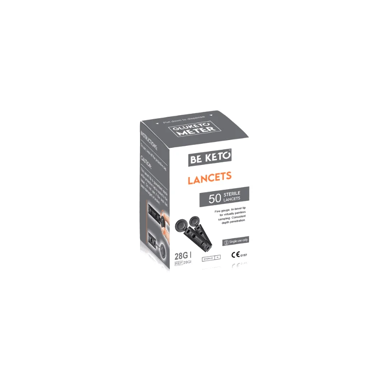 Beketo Αποστειρωμένοι Σκαρφιστήρες Beketo (50τμχ)|GluKeto Meter - Sterile Lancets