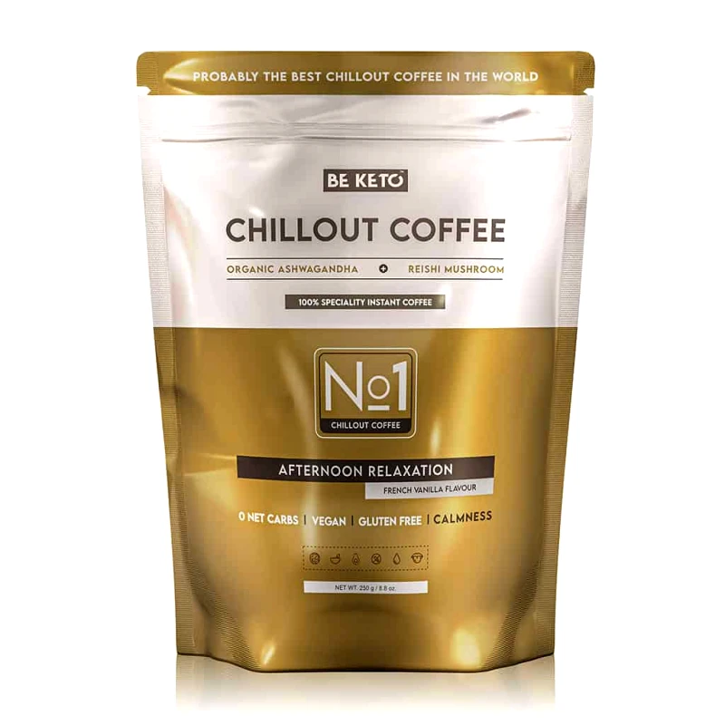 Instant Coffee – Chillout (Reishi &amp; Ashwagandha) French Vanilla -250g