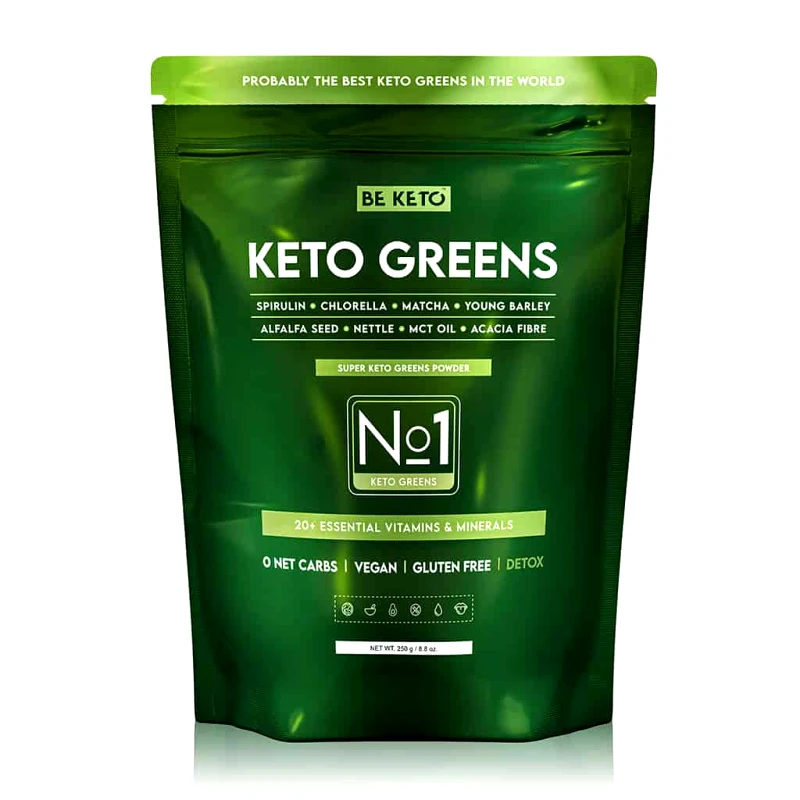Beketo Κέτο Σκόνη με Πράσινες Υπερτροφές Beketo (250g)|Keto Greens - Superfood Blend for Keto Diet