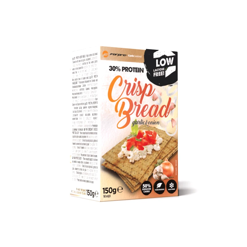 FORPRO 30% Protein Crisp Bread Garlic Onion -150g
