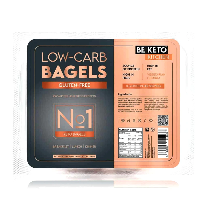 Beketo Κέτο Μπέιγκελς Χωρίς Γλουτένη Beketo (150g)|Gluten-Free & Low Carb Keto Bagels