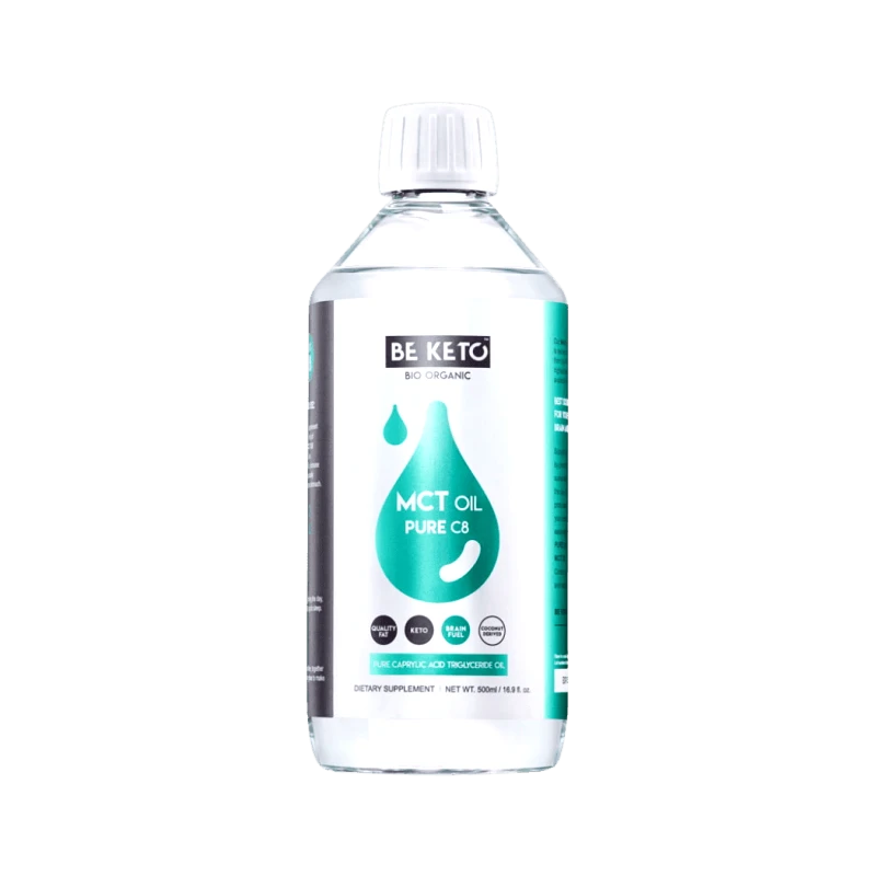 BEKETO Beketo Λάδι MCT Oil C8 (100% Καπρυλικό Οξύ) 500ml