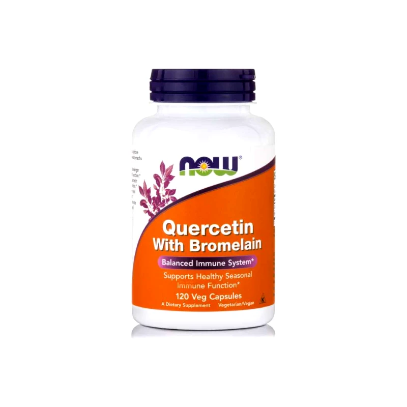 Now Quercetin with Bromelain -120vcaps