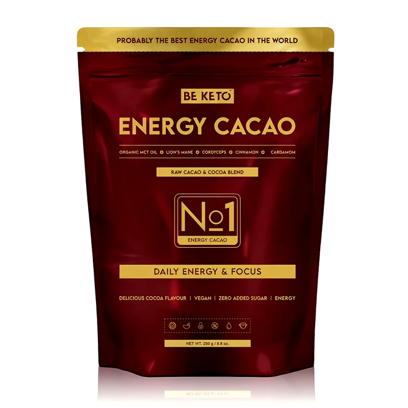 Beketo Βιολογικό Τελετουργικό Κακάο Energy BeKeto (250g) | Organic Ceremonial Cacao Energy