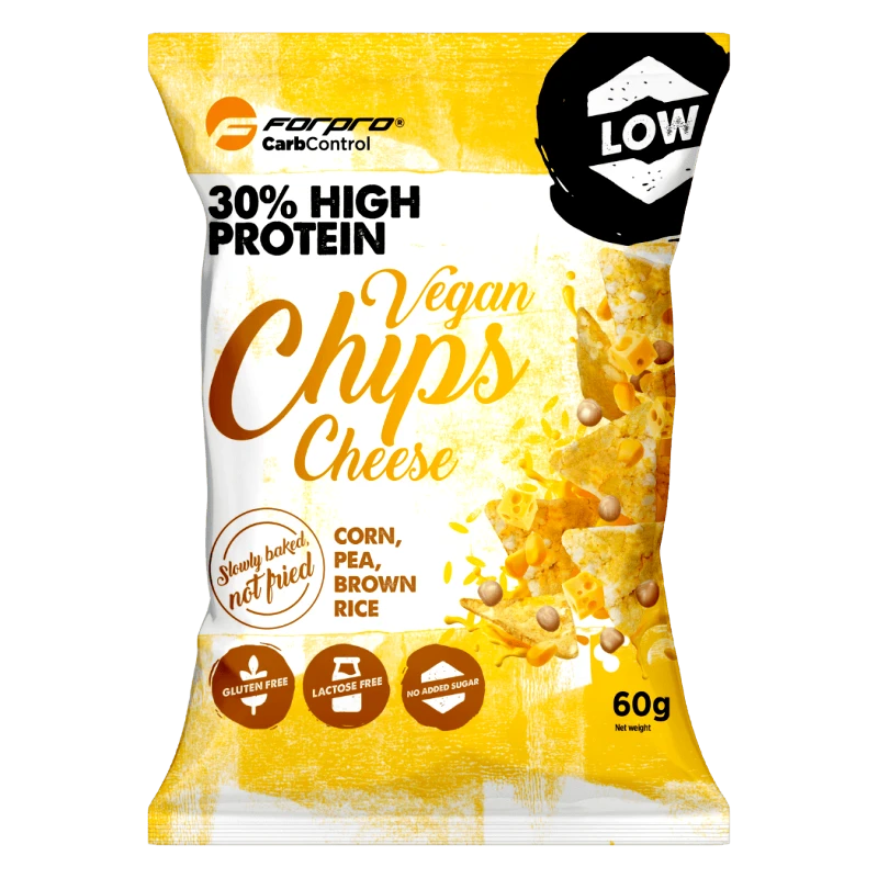 FORPRO 30% Vegan Protein Chips Cheese -60g