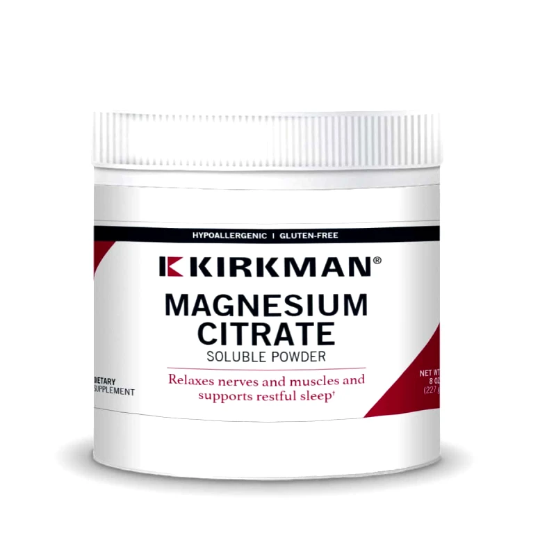 Kirkman Kirkman Magnesium Citrate Powder (227 gr) - Κιτρικό μαγνήσιο σε σκόνη